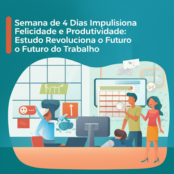 Semana de 4 Dias Impulsiona Felicidade e Produtividade: Estudo Revoluciona o Futuro do Trabalho