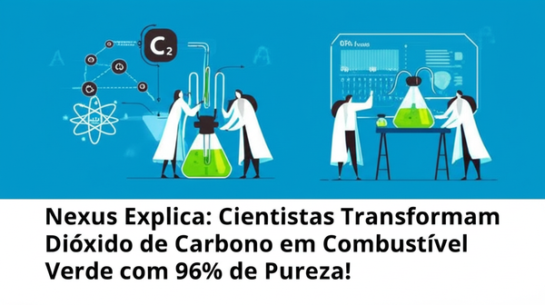 Nexus Explica: Cientistas Transformam Dióxido de Carbono em Combustível Verde com 96% de Pureza!