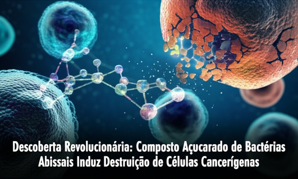 Descoberta Revolucionária: Composto Açucarado de Bactérias Abissais Induz Destruição de Células Cancerígenas