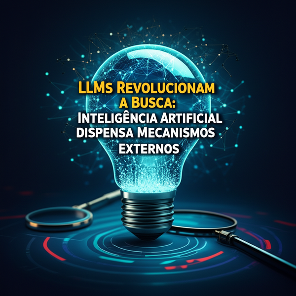 LLMs Revolucionam a Busca: Inteligência Artificial Dispensa Mecanismos Externos