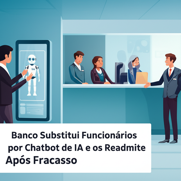 Banco Substitui Funcionários por Chatbot de IA e os Readmite Após Fracasso
