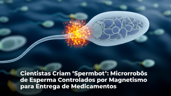 Cientistas Criam 'Spermbot': Microrrobôs de Esperma Controlados por Magnetismo para Entrega de Medicamentos
