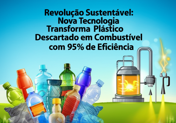 Revolução Sustentável: Nova Tecnologia Transforma Plástico Descartado em Combustível com 95% de Eficiência