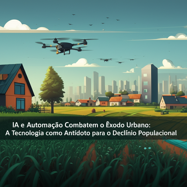 IA e Automação Combatem o Êxodo Urbano: A Tecnologia como Antídoto para o Declínio Populacional