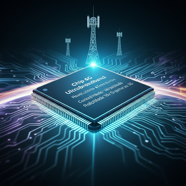 Chip 6G Ultrabroadband Revoluciona a Conectividade: Velocidade 10x Superior ao 5G