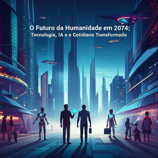 O Futuro da Humanidade em 2074: Tecnologia, IA e o Cotidiano Transformado