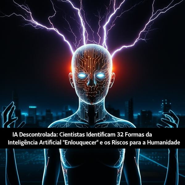 IA Descontrolada: Cientistas Identificam 32 Formas da Inteligência Artificial 'Enlouquecer' e os Riscos para a Humanidade